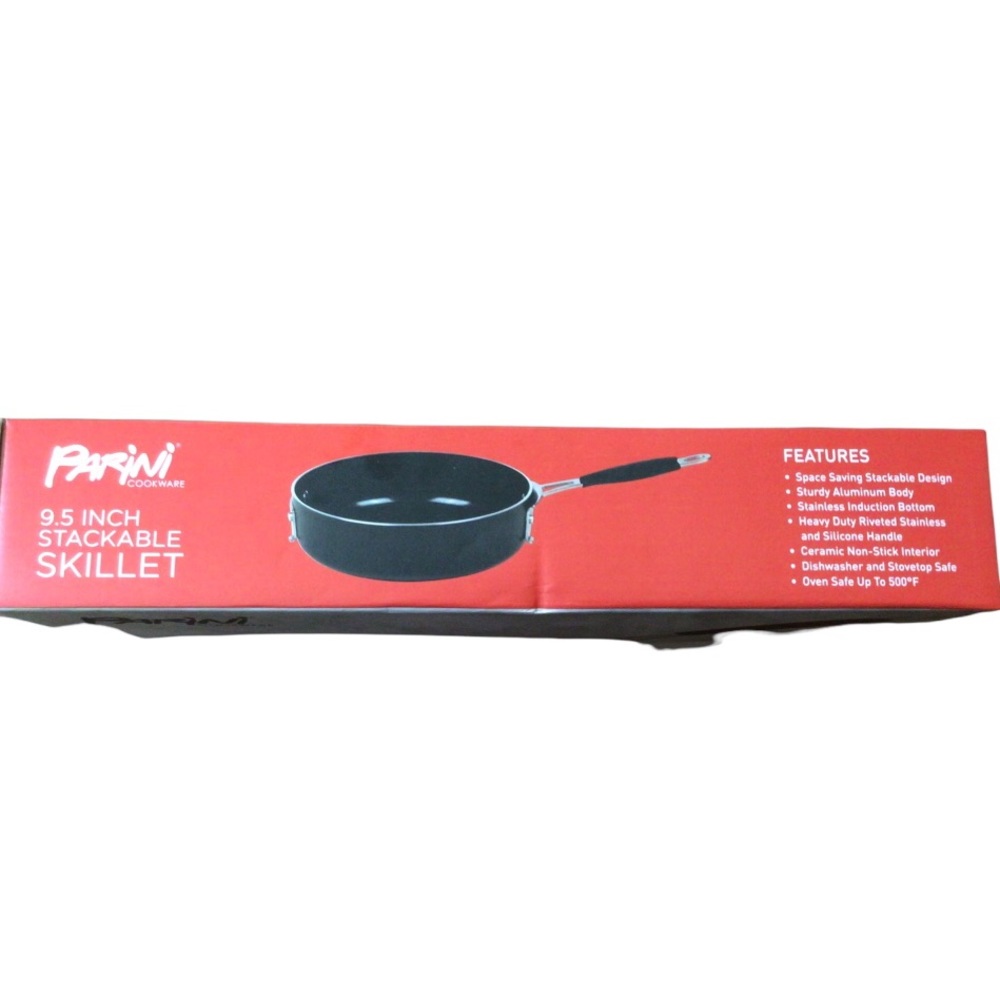 New Parini Cookware 9.5 Inch Stackable Skillet. - Picture 2 of 3
